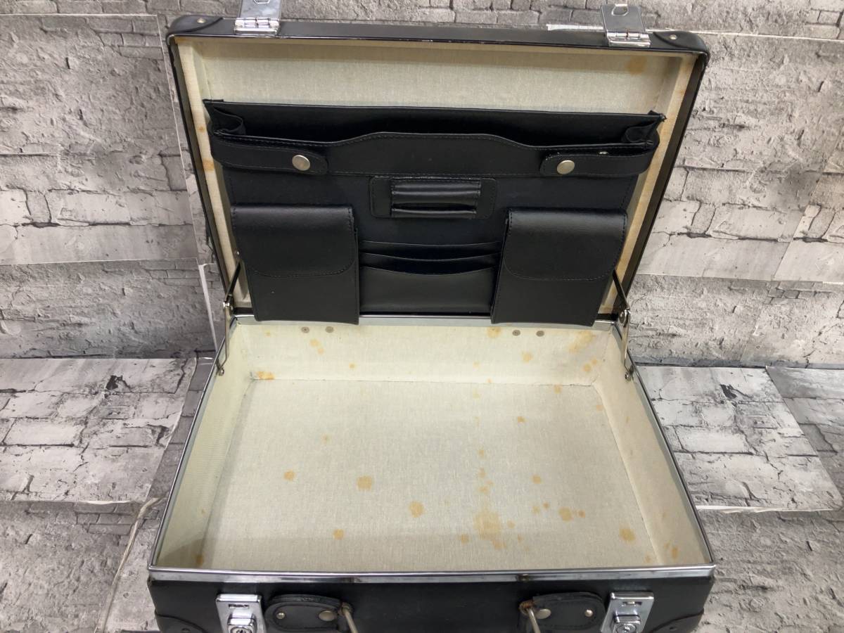 50s 60s GLOBE TROTTER glove Toro ta- attache case suitcase black store receipt possible 