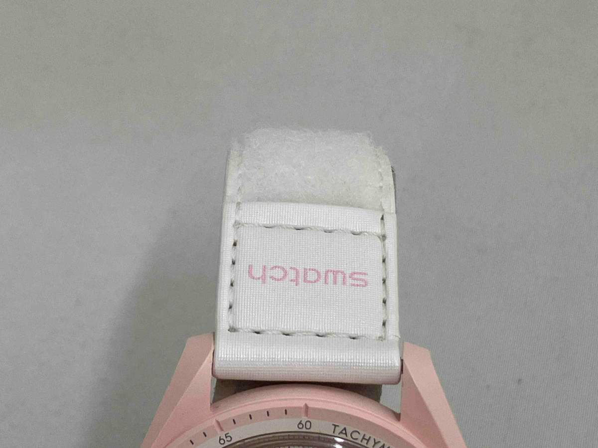 Swatch×OMEGA スォッチオメガ MISSON TO THE VENUS S033P100 箱付き クォーツ 腕時計の画像4