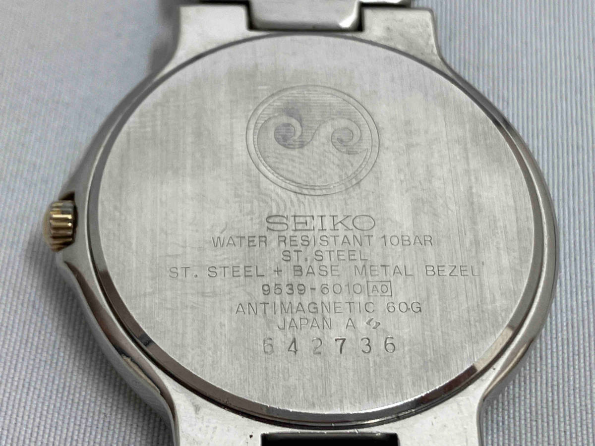 SEIKO セイコー PRESAGE プレサージュ 9539-6010 642736 クォーツ ベルト短め 腕時計_画像8