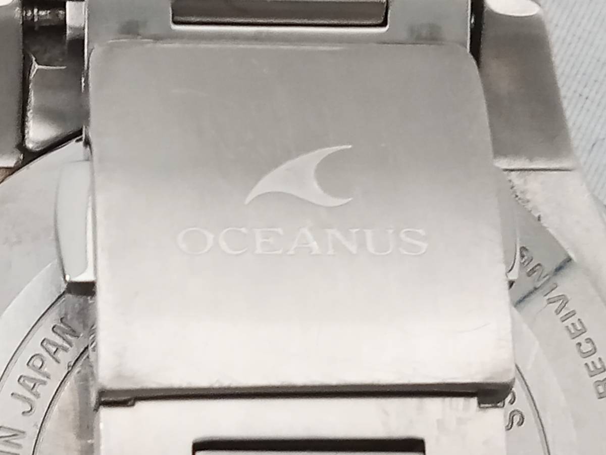 CASIO OCEANUS OCW-G1000-1AJF 時計 カシオ オシアナス 黒文字盤 電波ソーラー メンズ_画像6