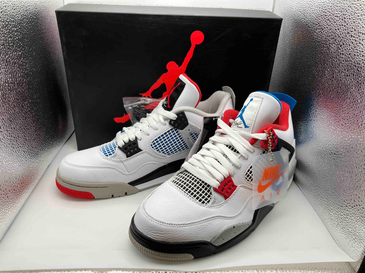 美品 NIKE AIR JORDAN 4 RETRO SE ナイキ エアジョーダン レトロ エスイー CI1184 146 メンズ US9.5 27.5cm UK8.5 EU43 WHITE ホワイト_画像1