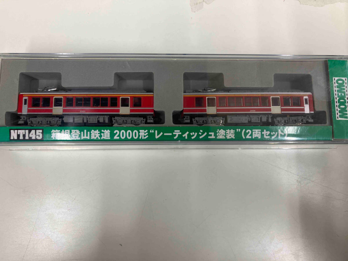 Ｎゲージ MODEMO 箱根登山鉄道2000形電車 レーティッシュ塗装 2両セット NT145 モデモ_画像1