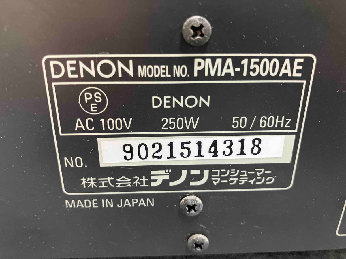 DENON PMA-1500AE プリメインアンプ(▲ゆ23-06-06)_画像6