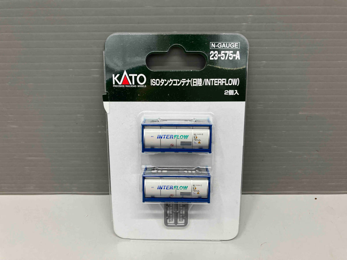 KATO 23-575-A ISOタンクコンテナ(日陸/INTERFLOW) 2個入 カトー Nゲージ_画像1