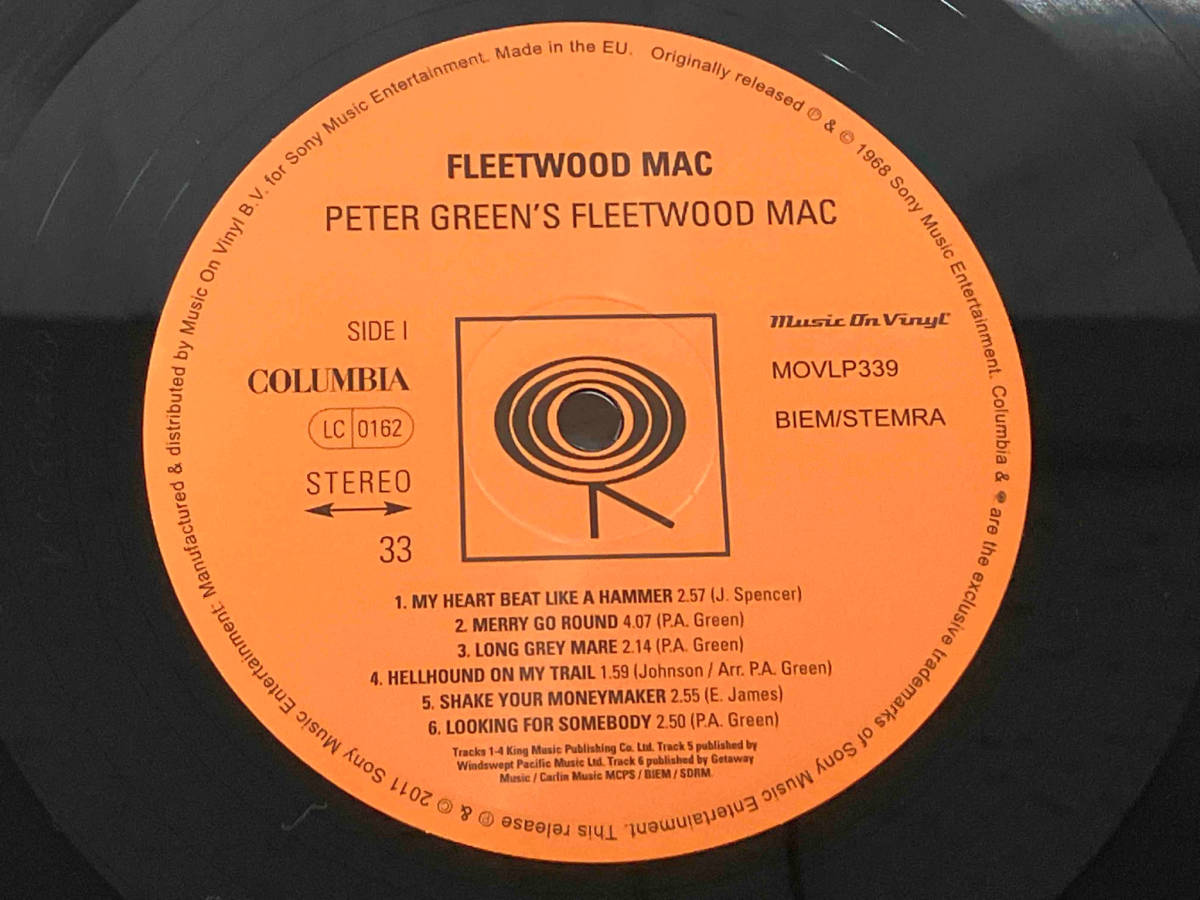 【LP】Fleetwood Mac Peter Green's Fleetwood Mac MOVLP339_画像4