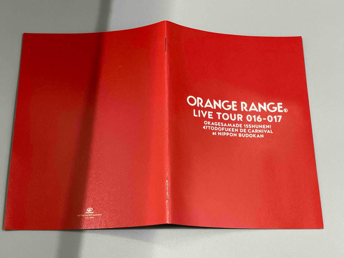 【1円スタート】ORANGE RANGE LIVE TOUR 016-017 ~おかげさまで15周年! 47都道府県 DE カーニバル~at 日本武道館(Blue-Ray+VRゴーグル）_画像3