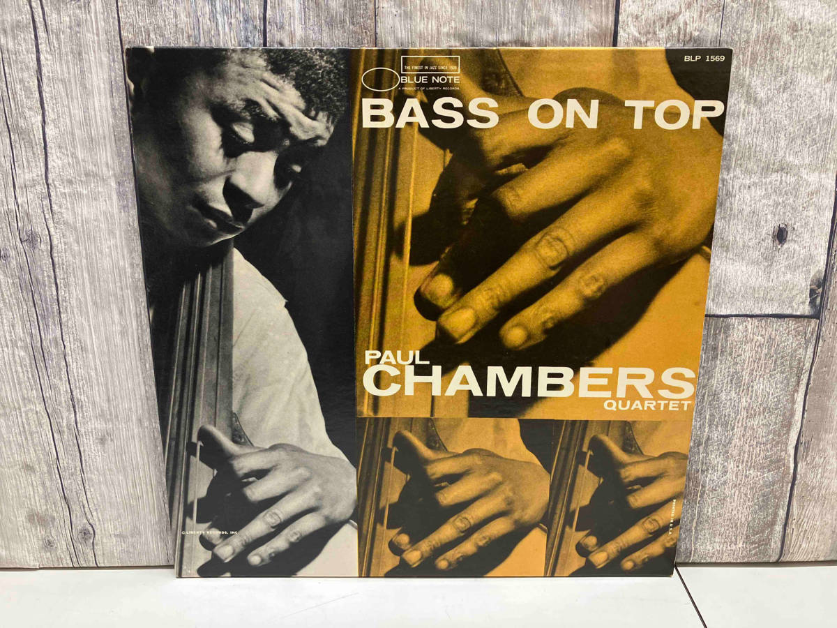 【LP盤】 BASS ON TOP PAUL CHAMBERS/ポール・チェンバース RVG刻印/輸入盤/深ミゾ/BLUE NOTE BLP1569の画像1