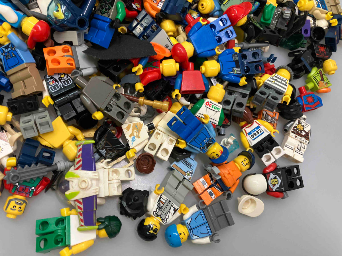 LEGO レゴ ミニフィグ 大量 1kg以上 まとめ売り ※ヘッド ヘアー トルソー レッグ 帽子 小物 スターウォーズ ニンジャゴー パーツ のみ_画像6