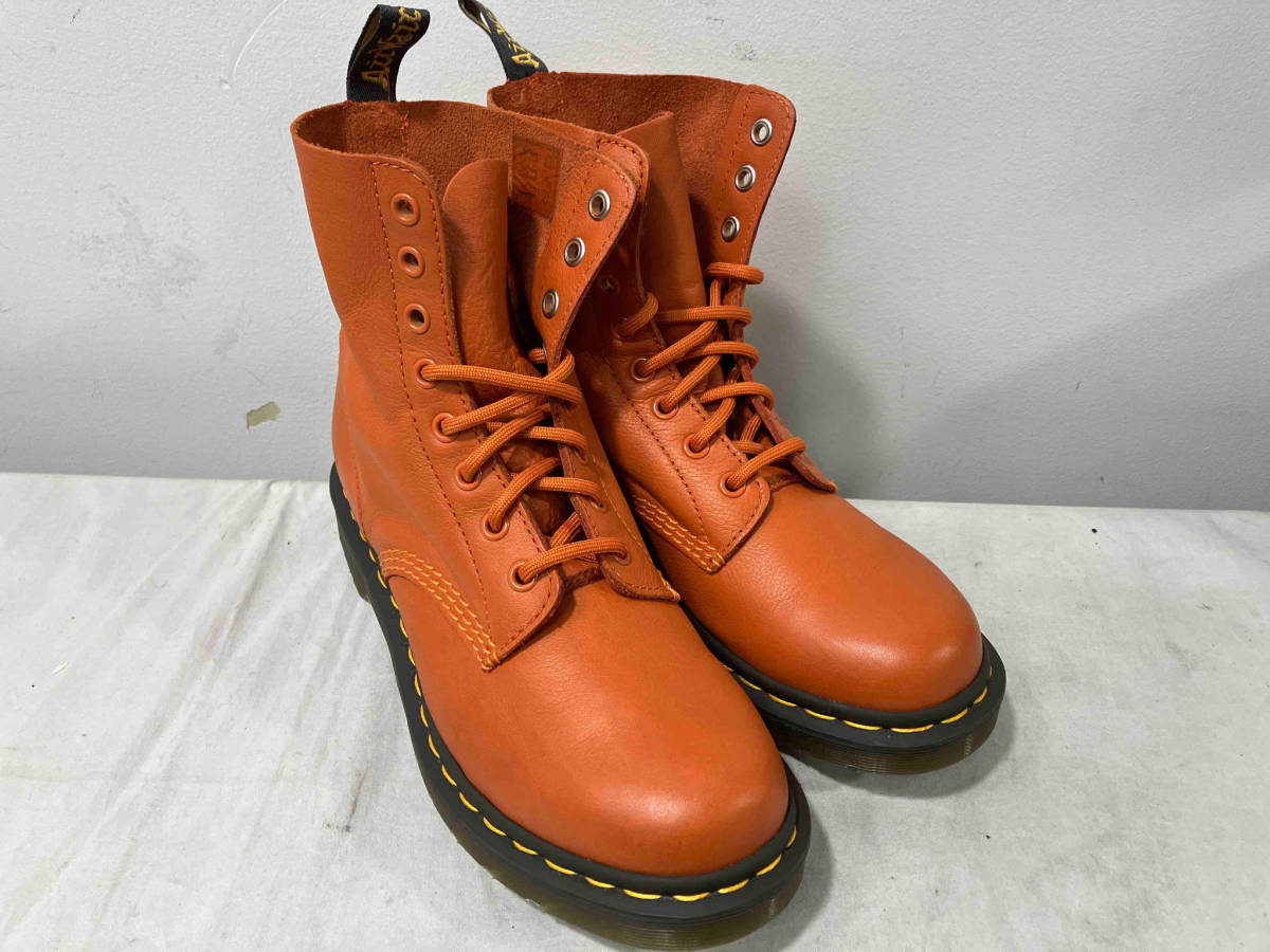 好きに 8hole PASCAL 1460 Dr.Martens boots サイズUK6 オレンジ