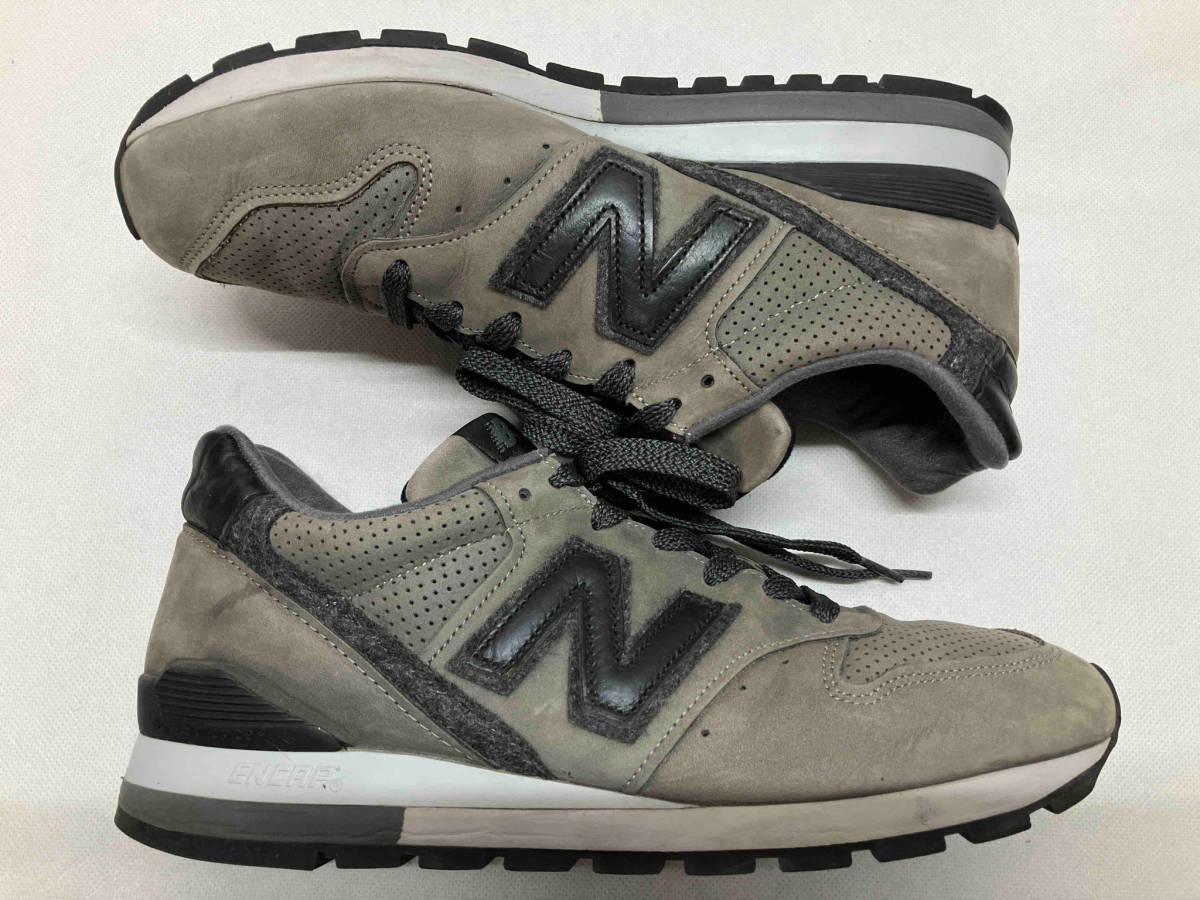 new balance ニューバランス ML996DGY／USA製 スニーカー メンズ 26.5cm カーキ系_画像7