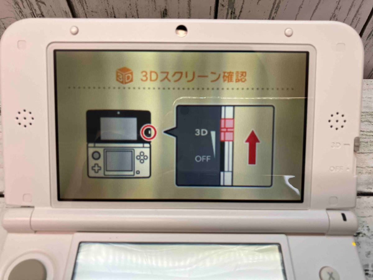 ニンテンドー3DS LL とびだせ どうぶつの森 パック　本体のみ　初期化済み、動作確認済み_画像2