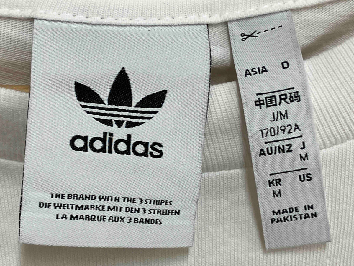 adidas アディダス 半袖Tシャツ J46 ホワイト ブラック_画像3