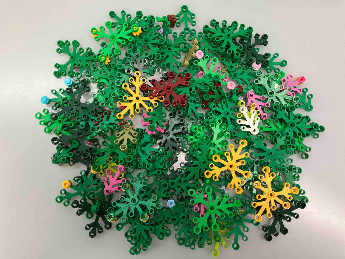 LEGO レゴ 植物パーツ 100g リーブス 葉っぱ 緑色_画像1