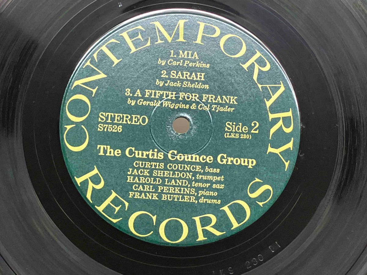 【LP盤】 THE CURTIS COUNCE GROUP Vol.1 LANDSLIDE カーティス・カウンス US盤/ステレオ S7526_画像7