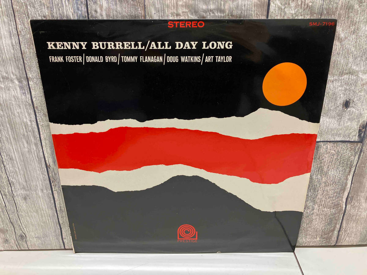 【LP盤】 KENNY BURRELL/ケニー・バレル ALL DAY LONG 深ミゾ/ペラジャケ SMJ7196 店舗受取可_画像1