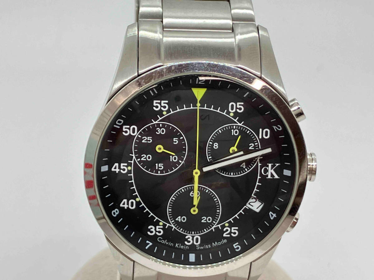 Calvin Kelein カルバンクライン K22371 風防キズ有り クォーツ 腕時計