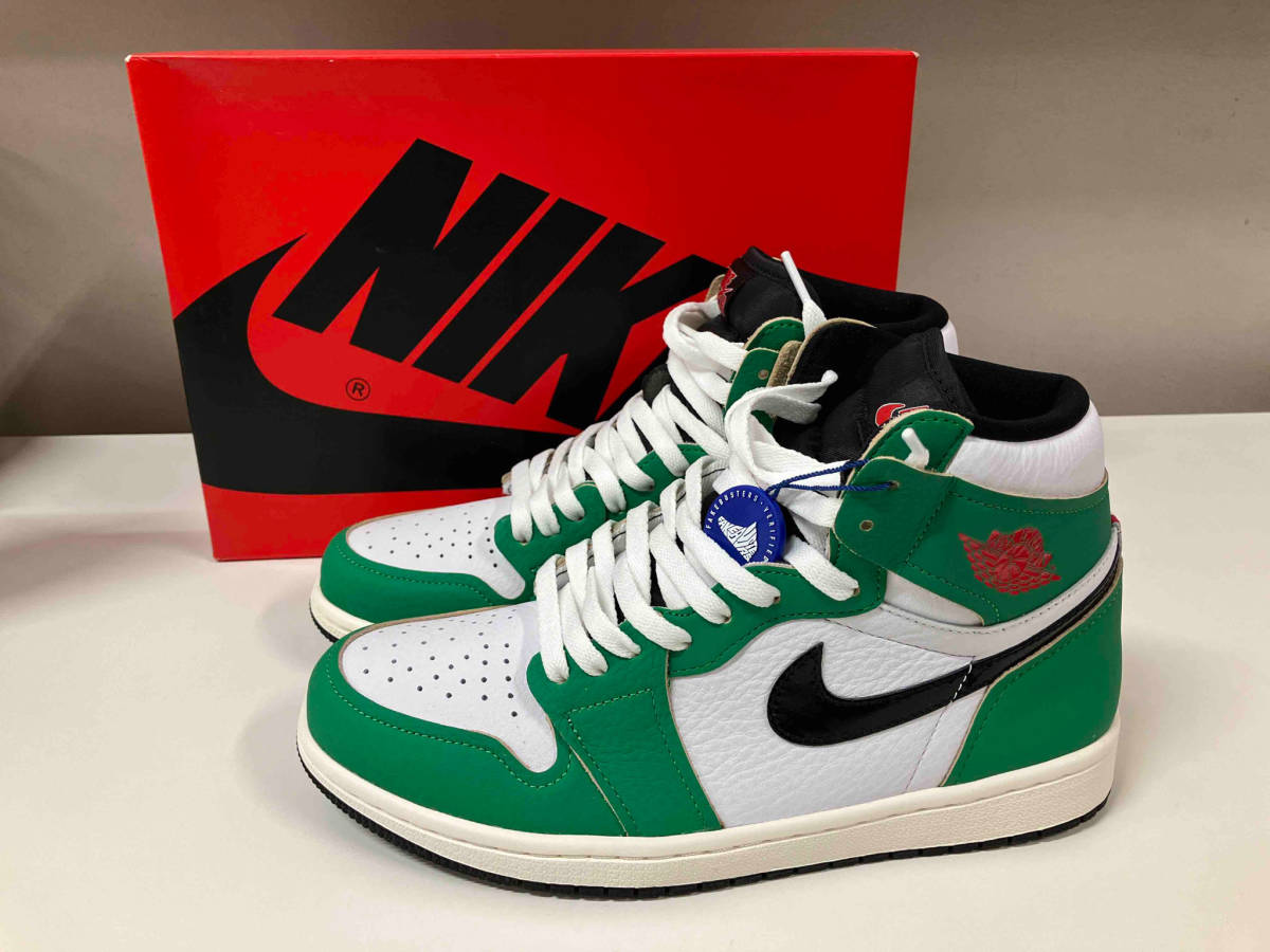 NIKE WMNS AIR JORDAN 1 HIGH OG DB4612-300 ナイキ ウィメンズエアジョーダン1 スニーカー グリーン 26.5cm 箱あり 黒タグあり