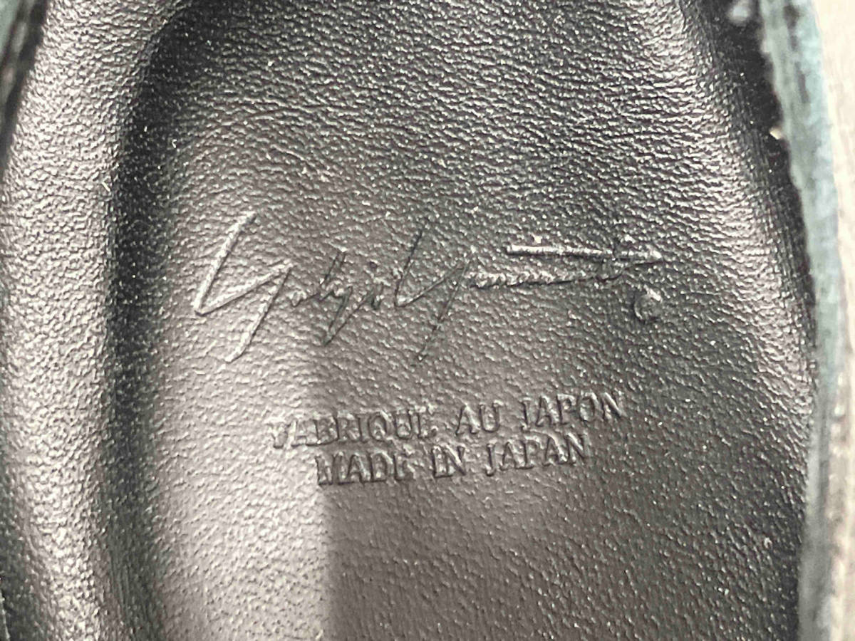 YOHJI YAMAMOTO scratched soft leather shoes サイズ表記なし アウトソール約28.5cm 最大幅 約10cmの画像6