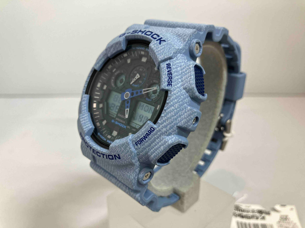 ジャンク 【1円スタート】CASIOカシオ G-SHOCK GA-100DE クォーツ 腕時計(ゆ29-04-24)_画像2