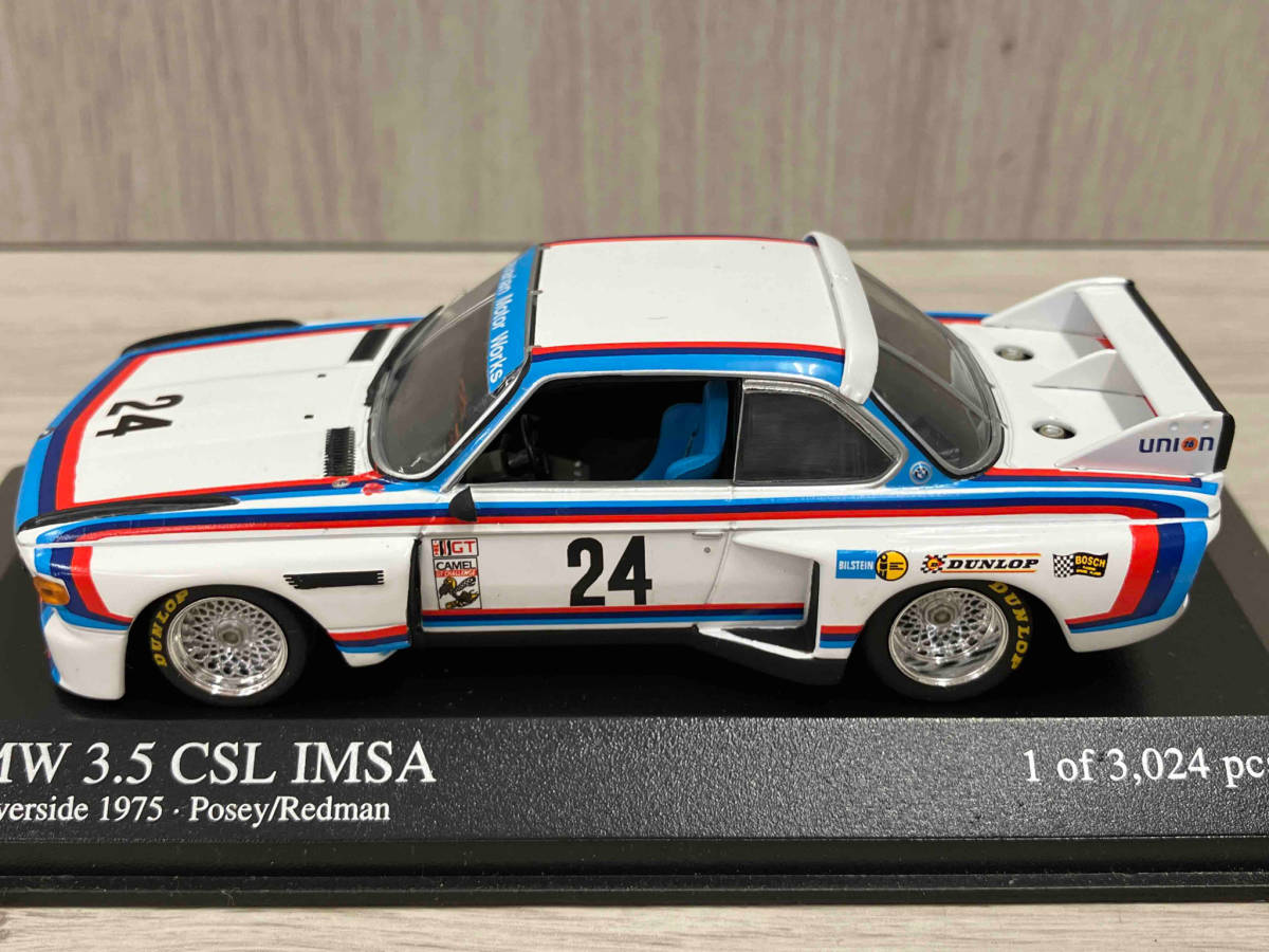 MINICHAMPS BMW 3.5 CSL IMSA 6h Riverside 1975 Posey/Redmanの画像4