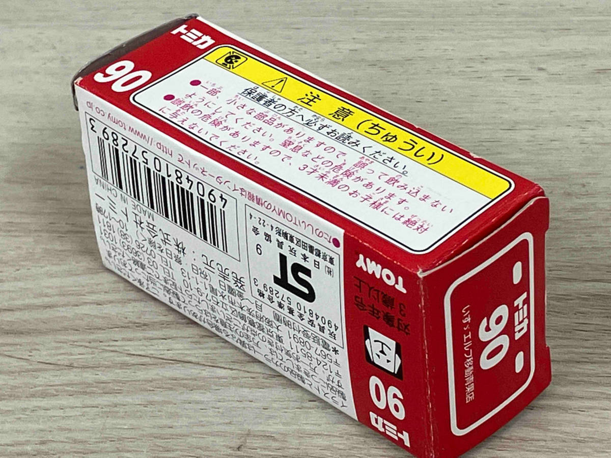 トミカ No.90 いすゞ エルフ 移動青果店 赤箱 ロゴ赤字 中国製 トミー_画像8