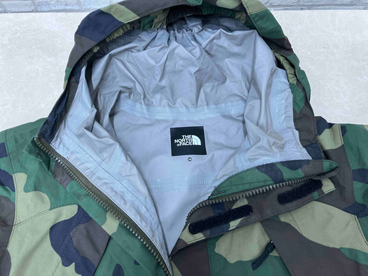 THE NORTH FACE ザ・ノースフェイス フーデッドジャケット NPJ11531 サイズ110cm 迷彩 カモフラ キッズ ナイロンジャケット_画像6