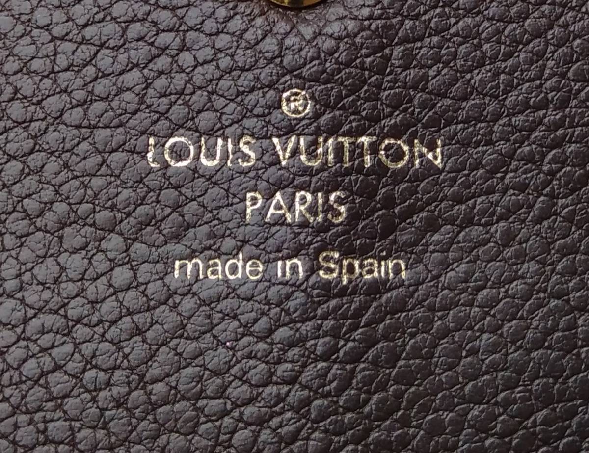 LOUIS VUITTON ルイヴィトン アンプラント CA0174 ポルトフォイユ キュリーズ 長財布小銭入れ カード入れ 札入れ 焦げ茶色 ダークブラウン_画像7