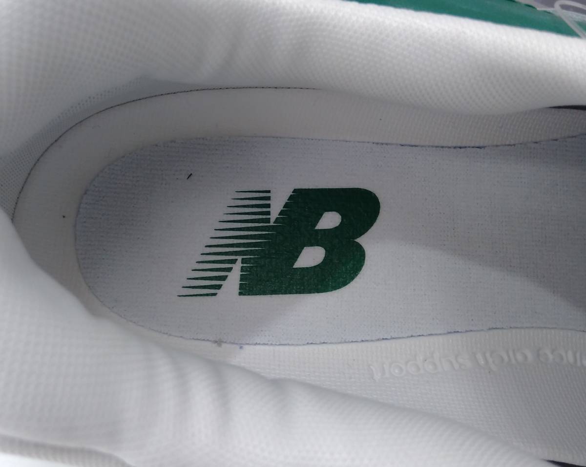 new balance ニューバランス BB550SWB スニーカー メンズ 28cm 白 ホワイト × 緑 グリーン バスケットボールの画像6