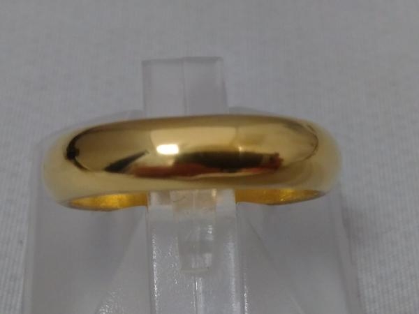 結婚祝い 純金刻印 ゴールド K24 #6 店舗受取可 リング 甲丸 5.5g イエローゴールド