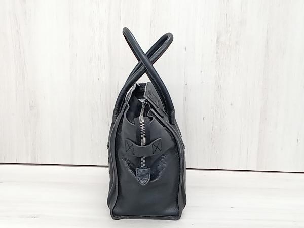 CELINE ラゲージ マイクロ ショッパー S-AT-0162 S-MM-0172 ブラック セリーヌ ハンドバッグ 鑑定書_画像2