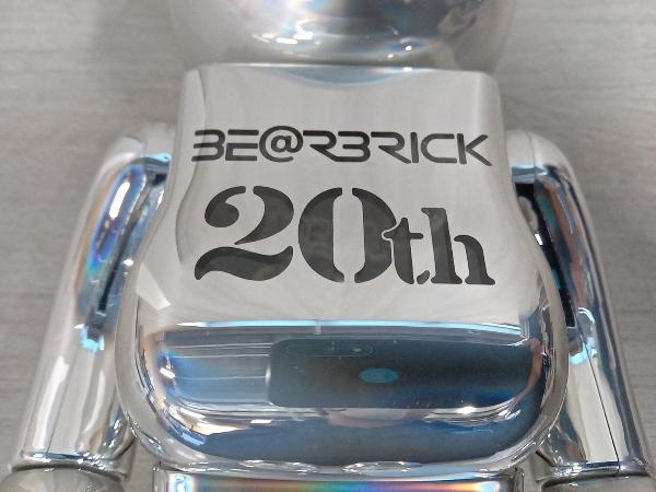 BE@RBRICK 20th DEEP CHROME Ver.400％ WORLD WIDE TOUR 3 ベアブリック フィギュア メディコムトイの画像4