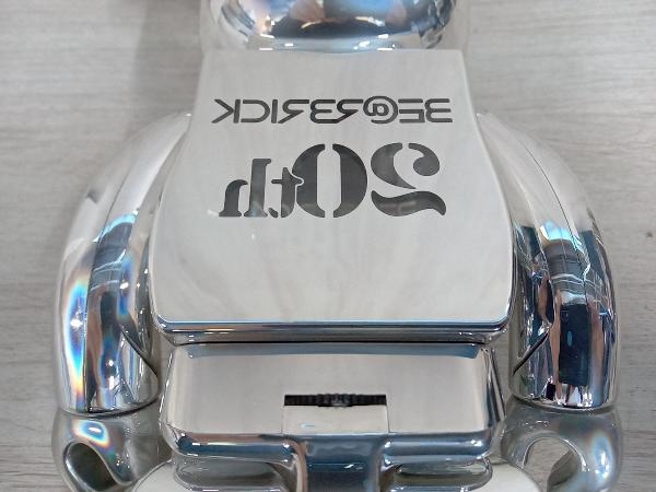 BE@RBRICK 20th DEEP CHROME Ver.400％ WORLD WIDE TOUR 3 ベアブリック フィギュア メディコムトイの画像6