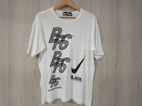 NIKE Tシャツ/ロンT NIKE omme des garcons BLACK ／1E-T106 半袖Tシャツ ＸＬサイズ ホワイト 店舗受取可