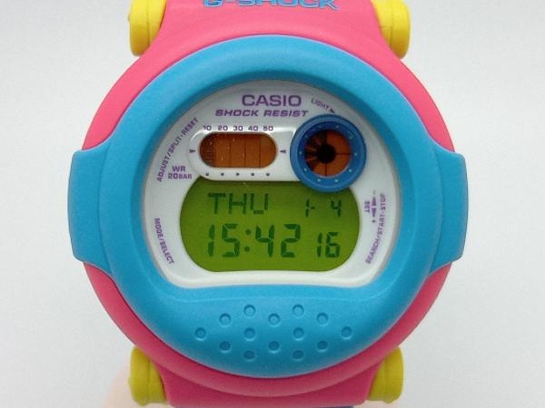 CASIO 腕時計 G-SHOCK G-001 復刻ジェイソン デジタル ブルー×ピンク×イエロー