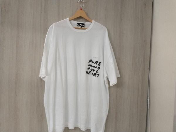 半袖シャツ comme des garcons BLACK ／1K-T101 半袖Tシャツ Lサイズ ホワイトカラー 店舗受取可