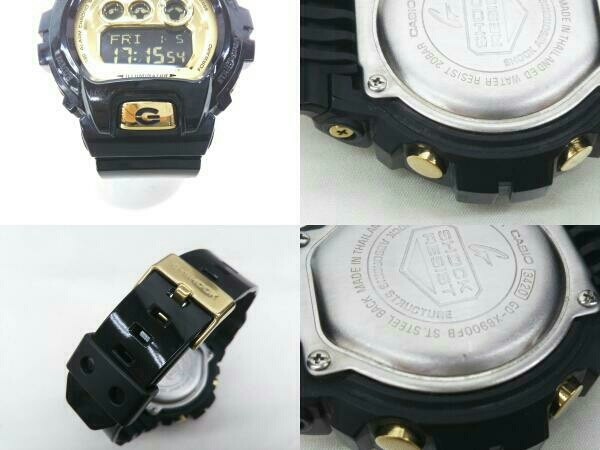 【CASIO】 G‐SHOCK GD-6900FB クォーツ 20BAR R5.12月電池交換済み 腕時計 中古_画像4