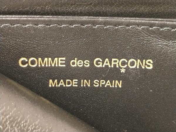 COMME des GARCONS HUGE LOGO SA3100HL コム デ ギャルソン ミニ財布 コインケース ブラックの画像8