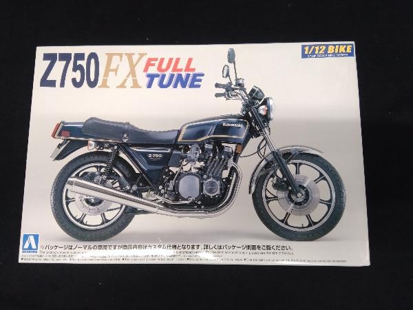 未使用品 プラモデル アオシマ Kawasaki Z750FX フルチューン 1/12 バイク No.018_画像1
