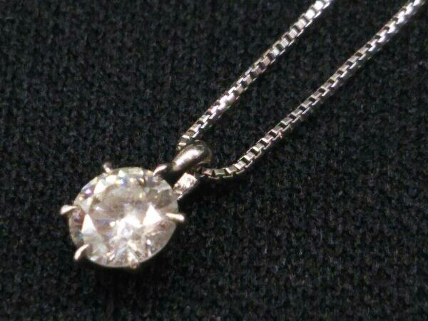 【お年玉セール特価】 プライバシー Pt850/Pt900 41cm ソーティング付き アクセサリー ネックレス 1.59g D0.309ct プラチナ