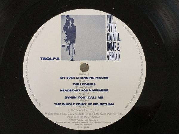 【LP・帯付き】The Style Council Home and Abroad_画像5