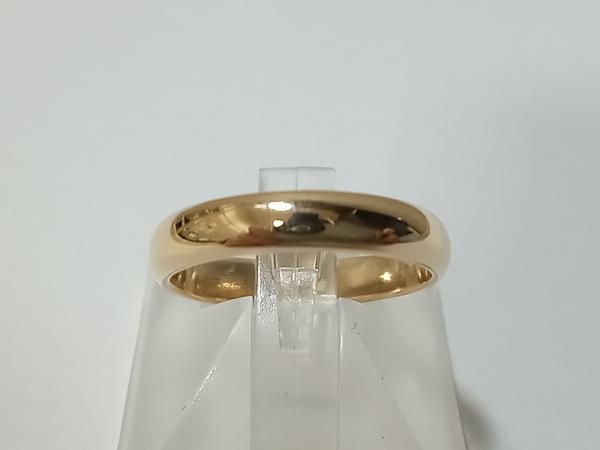 クリスマスツリー特価! 【シンプル】K18 /レトロ/#12/4.1g リング イエローゴールド