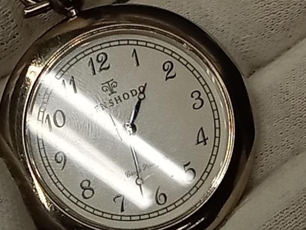  Tenshodo Гиндза газ лампа карман часы & часы карманные часы серебряный настольные часы кварц 