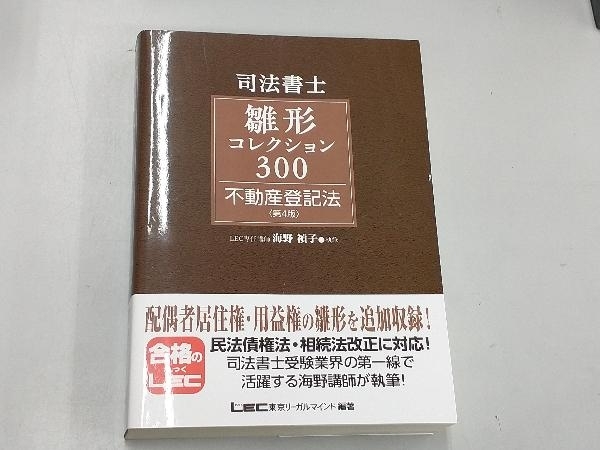 司法書士 雛形コレクション300 不動産登記法 第4版 海野禎子_画像1