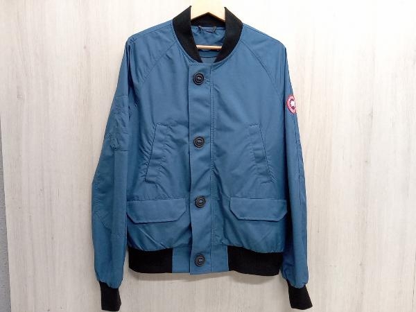 CANADA GOOSE 2415M FABER BOMBER カナダグース ジャケット サイズS ブルー×ブラック 青 黒 メンズ 春秋_画像1