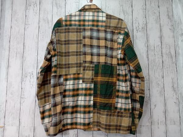 HUMAN MADE ヒューマンメイド CRAZY CHECK FLANNEL SHIRT クレイジーチェックフランネルシャツ 長袖シャツ チェック柄 M 店舗受取可_画像2