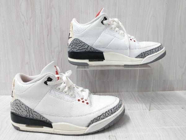 NIKE AIR JORDAN 3 RETRO DN3707-100 ナイキ スニーカー 26.5cm ホワイト_画像3