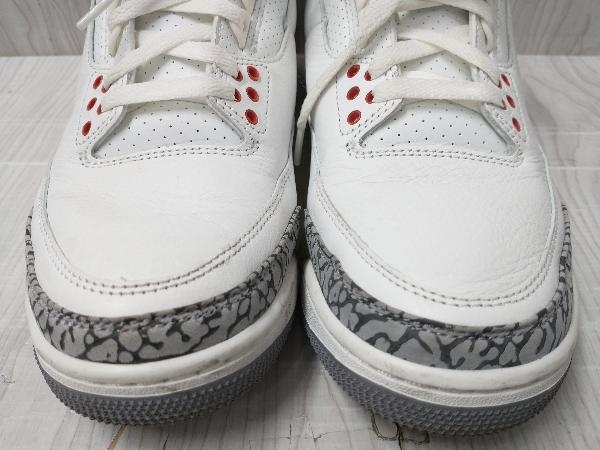 NIKE AIR JORDAN 3 RETRO DN3707-100 ナイキ スニーカー 26.5cm ホワイト_画像4