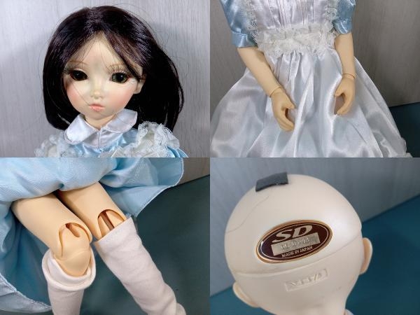 [ in box ] Super Dollfie ear body & put on . change ( clothes ) in box 