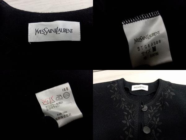 Yves Saint Laurent(YSL) ニットセットアップ ブラック サイズM(9号) イヴサンローラン レディース_画像6