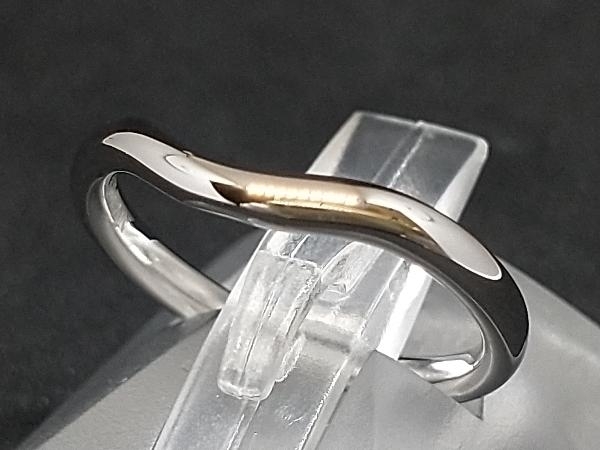 TIFFANY&Co. ティファニー Pt950 カーブハンドリング 指輪 プラチナ 2.9g #7 店舗受取可_画像1